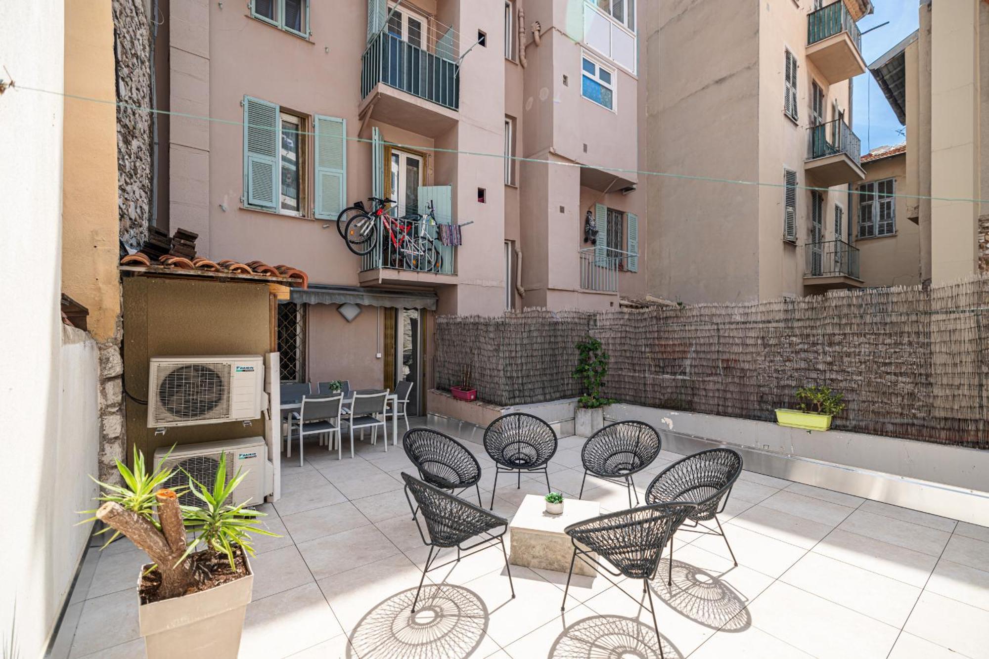 Amazing 3 Bdrs&Garden Place du Pin Parking ! Nizza Exterior foto